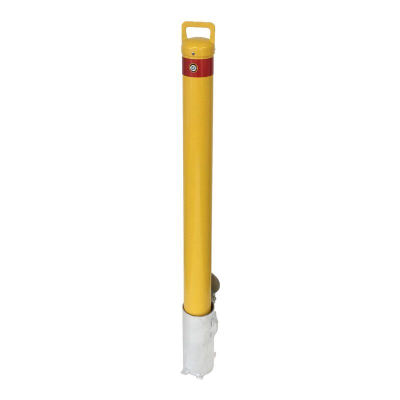 Safety & Civil Removable Bollard - 90mm x 900mm - keyed lock