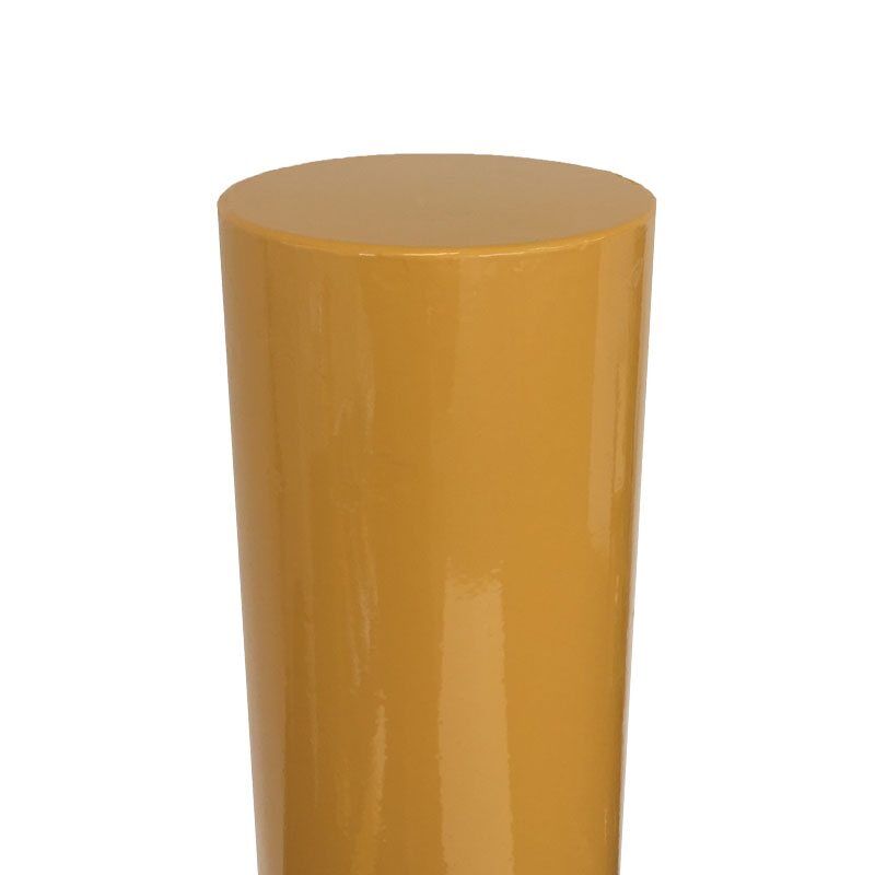 Safety Yellow Fixed Bollard For Disabled Car Parks - 140x1300mm - Image 2