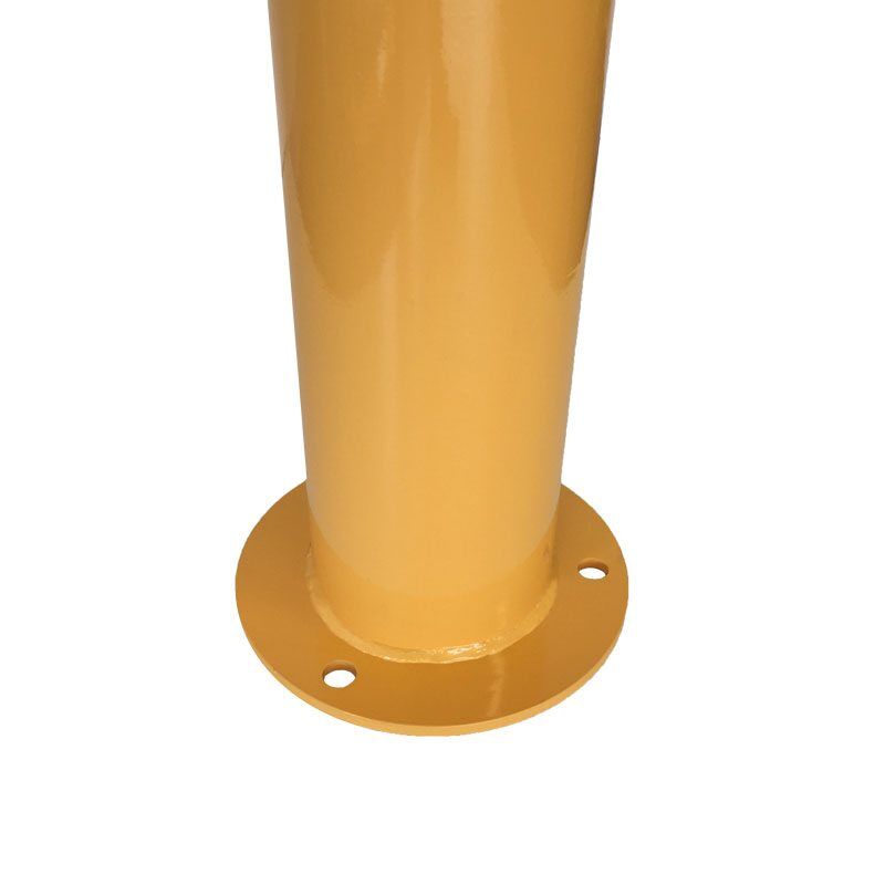 Safety Yellow Fixed Bollard For Disabled Car Parks - 140x1300mm - Image 3