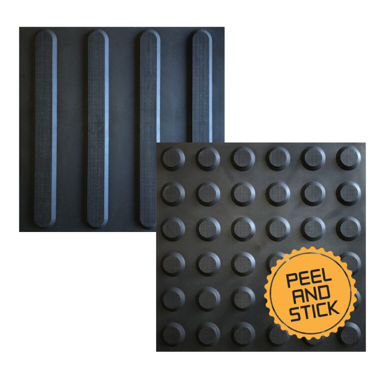 Self Adhesive Polymer Tactile Indicator Tiles - 300x300mm